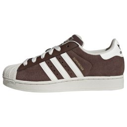 ADIDAS ORIGINALS Sneaker low 'Superstar II' maro închis / alb