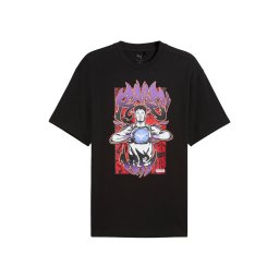 PUMA Tricou funcțional 'Melo Phoenix' lila / roși aprins / negru / alb