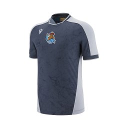 MACRON Tricot 'Real Sociedad San Sebastián 2025/2026' albastru / gri închis / roșu rodie / alb