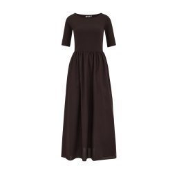 WE Fashion Rochie maro închis