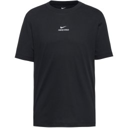 NIKE Tricou funcțional 'Pro' negru / alb