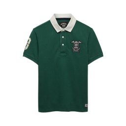 Superdry & Co Tricou verde pin / negru / alb