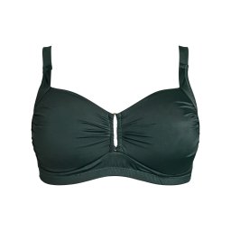 Swim by Zizzi Sutien costum de baie 'Stilde' verde închis