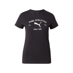 PUMA Tricou 'Class' negru / alb