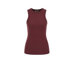 WE Fashion Top roșu vin