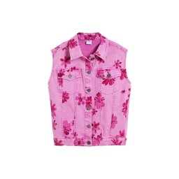 Desigual Vestă roz / roșu-violet