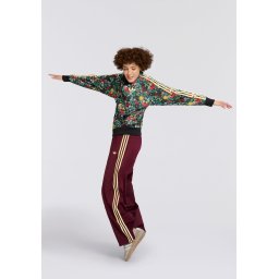 ADIDAS ORIGINALS Pantaloni 'Firebird' auriu / roșu vin