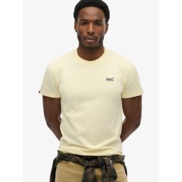 Superdry & Co Tricou 'Essential' galben pastel