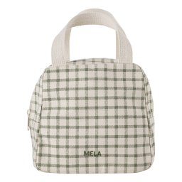 MELA Geantă de cosmetice 'Jasmeet' grej / verde