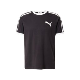 PUMA Tricou 'T7 Big Cat Ringer' negru / alb