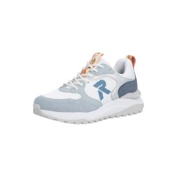 Rieker Sneaker low albastru marin / opal / alb