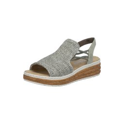 Rieker Sandale kaki / verde pastel