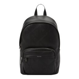 Calvin Klein Rucsac 'Embossed Emblem Logo Trolley' negru