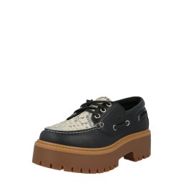 TIMBERLAND Pantofi cu șireturi 'STONE STREET' gri / negru / alb coajă de ou