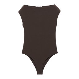 Pull&Bear Tricou body ciocolatiu