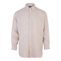 Polo Ralph Lauren Big & Tall Cămașă nisipiu / alb
