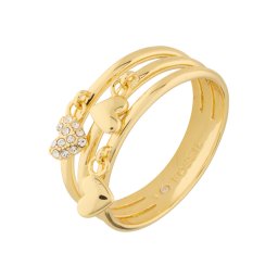 FOSSIL Inele 'SUTTON' auriu / transparent