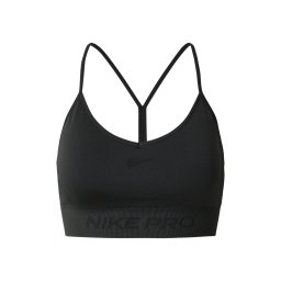 NIKE Sutien sport gri metalic / negru