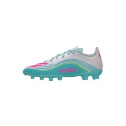 ADIDAS PERFORMANCE Pantofi sport 'F50 MESSI LEAGUE' cyan / roz închis / alb
