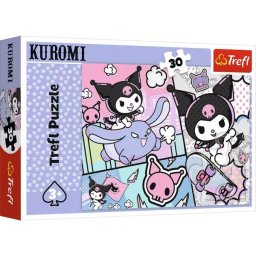Trefl: Kuromi Hello Kitty - Puzzle de 30 de piese