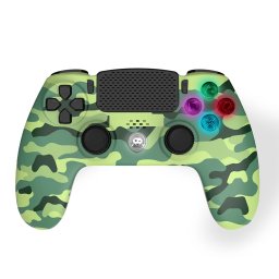 Freaks and Geeks - Controller LED fără fir PS4 - Camo verde (140142d)