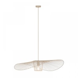 Pendul design palarie KP-21, 1xE27, D70cm, H100cm, metal bej