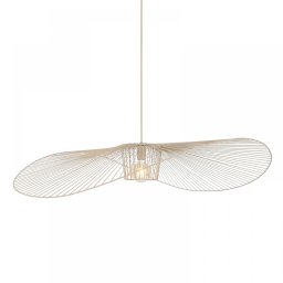 Pendul design palarie KP-21, 1xE27, D115cm, H100cm, metal bej