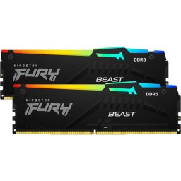 Memorie Fury Beast RGB Intel XMP 3.0/AMD EXPO, 32GB, DDR5-6800Mhz, CL34, Dual Channel