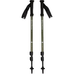 Black Diamond Trekking Poles Explorer 3, fitness equipment (black, 1 pair, 100 to 140 cm)