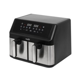 Friteuza Airfryer dublu cu aer cald, 2x4,5L, 2000 W, digital