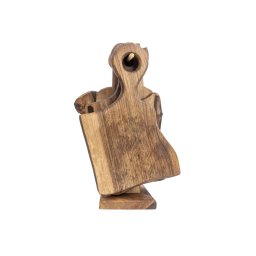 Set 4 bucati tocător cu suport, din lemn de nuc / 1012