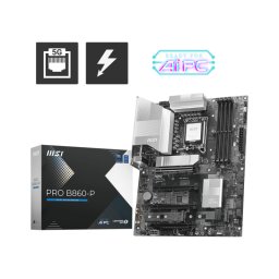 Placa de Baza MSI PRO B860-P LGA1851, 4x DDR5, 1x HDMI 1x DP 1x Type-C DP, 4x PCIE x16, 3x M.2, 4x SATA 6GB/s, ATX