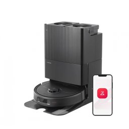 Roborock Aspirator robot Qrevo Plus, 60 W, Autonomie 180 minute, 300 mp, Wi-Fi, Bluetooth, Negru