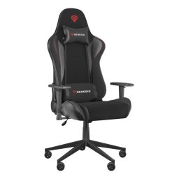 Scaun gaming Genesis Nitro 440 G2, material Synthetic PU + Textil, reglabil pe inaltime, greutate maxima suportata 120 kg, inaltime scaun reglabil 45- 52 cm, sezut si spatar textil ajustabil 150°, dimensiuni roti 60mm, negru