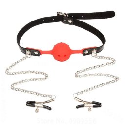 Calus Rosy Breathable Nipple Clamps Negru