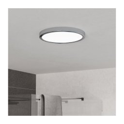 Eglo 901764 - Plafonieră pentru baie FUEVA LED/14,2W/230V Ø27,8cm IP44 crom