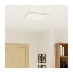 Eglo 901729 - Plafonieră LED pentru baie FUEVA-Z RGBW, dimmabilă, 17,8 W, 230 V, Ø39 cm, IP44, alb
