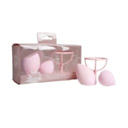 Set 2 x 2 Bureti pentru Make-Up cu Suport Pokhara, Girl Power, Roz