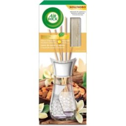 Set 2 x Odorizant Camera cu Betisoare Parfumate Air Wick, Lemn de Santal si Vanilie, 30 ml