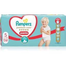 Pampers Premium Care Pants Size 5 scutece de unică folosință tip chiloțel 11-17 kg 52 buc