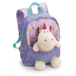 Nici: Rucsac cu pluș unicorn - mov, 25 cm