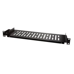 RAFT FIX LOGILINK 1U pentru rack 19", adancime 152mm, sarcina maxima 5Kg, vopsea antistatic, otel 1.5mm, black, "SF1C25B