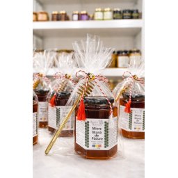 Set Mărțișor – Miere de Mană 350g + Linguriță specială pentru miere + Ambalaj cadou