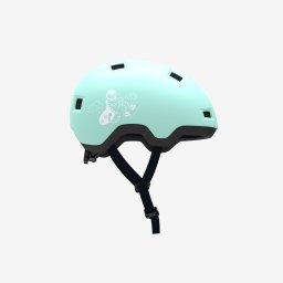 Cască role skateboard trotinetă bicicletă B100 verde copii