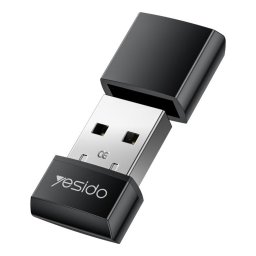 Adaptor Wireless WiFi4 2.4G, 150Mbps, USB-A, Plug&Play - Yesido (WP10) - Black