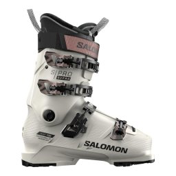 Clapari Femei Salomon S/Pro Supra 100 W Gw Gray Aurora-Black-Pinkgold Met