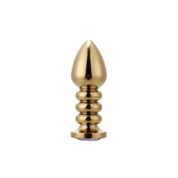Dildo anal metalic Rosy Golden Medium