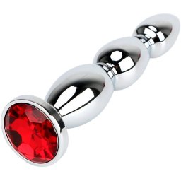 Dildo metalic Rosy Small Red Diamond