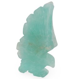 Figurina gravata uliu din Fluorit - 13,5cm