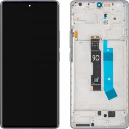 Display cu Touchscreen Xiaomi Redmi Note 14 Pro 4G, cu Rama, Violet (Aurora Purple), Service Pack 560002000O600